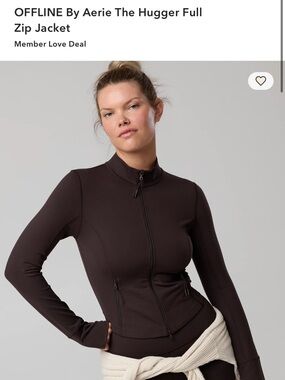 Aerie full zip jacket - never worn!